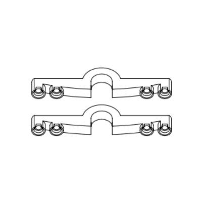 Turbo Racing Náhradní přední světla karoserie C75 2ks