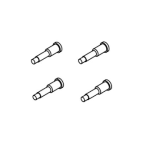 Turbo Racing Osy předních kol C75 4ks