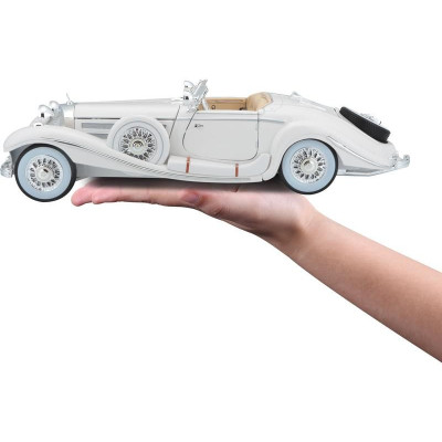 Maisto Mercedes-Benz 500 K Typ Specialroadster 1936 1:18 bílá