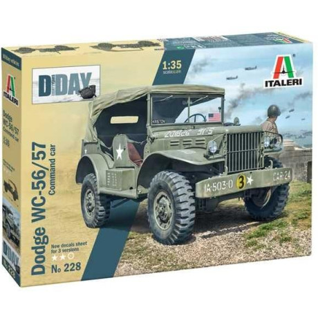 Model Kit military 0228 - Dodge WC56 Command Car (1:35)