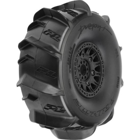 Pro-Line kolo 1:7, pneu Dumont Sand/Snow H17mm, disk černý Raid (2): Mojave/UDR