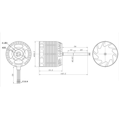 M4526R 540kV Heli BLS motor