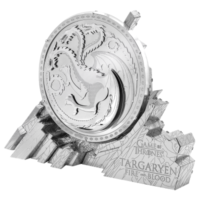 Metal Earth Luxusná oceľová stavebnica Hra o tróny - Znak rodu Targaryen