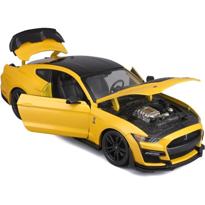 Maisto Mustang Shelby GT500 2020 1:18 žlutá