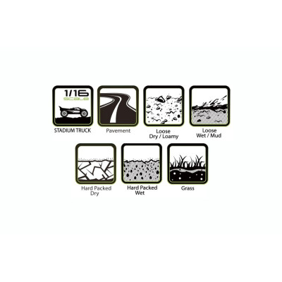 ST-PIONEER SOFT 1/16 12mm hex Black Rims, 2 ks