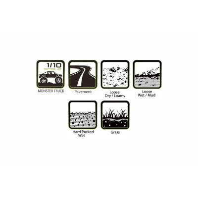 MT-CYCLONE SOFT 1/10 1/2 offset 12mm hex Black Bead-Lock Rims, 2 ks