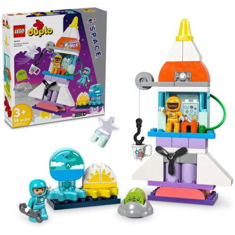 LEGO DUPLO - Vesmírné dobrodružství s raketoplánem 3 v 1
