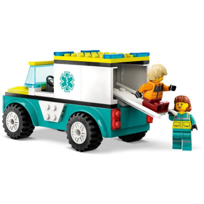 LEGO City - Sanitka a snowboardista