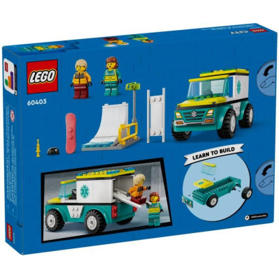 LEGO City - Sanitka a snowboardista
