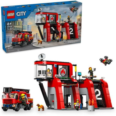 LEGO City - Hasičská stanice s hasičským vozem