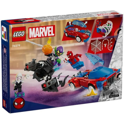 LEGO Marvel - Spider-Manovo závodní auto a Venom Zelený goblin