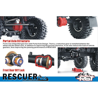 RESCUER 1/10 sada 2,4GHz, Písková