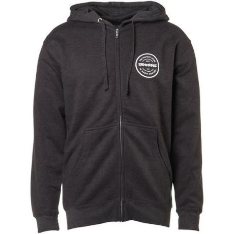 Traxxas mikina na zip černá XXXL