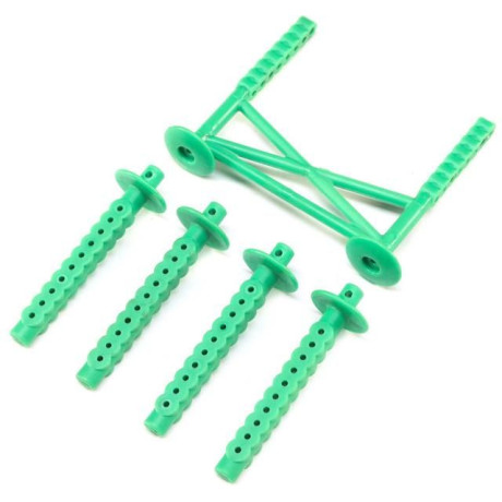 Losi držák karosérie zadní, sloupek, zelená: LMT