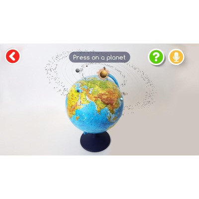 Alayskys glóbus 25cm s reliéfem SK