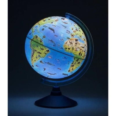 Alayskys glóbus 25cm ZOO pro nejmenší s podsvětlením