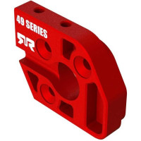 Pótalkatrész RC modellautókhoz Arrma: motorágy 49-es sorozat alumínium, piros. 