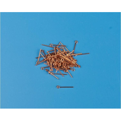 Krick Čep s okem měděný 2x11mm (cca 100)