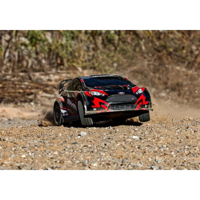 Traxxas Ford Fiesta 1:10 2BL 4WD RTR červená