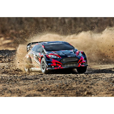 Traxxas Ford Fiesta 1:10 2BL 4WD RTR červená