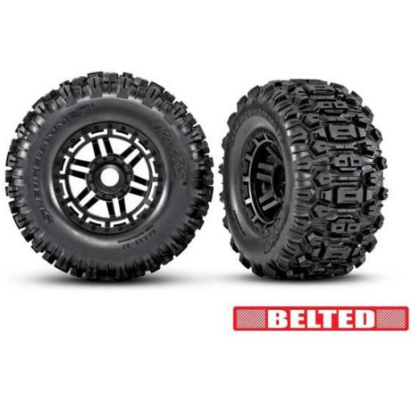 Traxxas kolo 2.9/3.8", disk černý, pneu Sledgehammer All-Terrain belted (2)