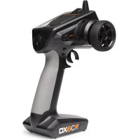 Megfizethető Spektrum DX6C 6 csatornás kormánykerék adó DSMR modulációval, telemetriával és Spektrum Smart technológia támogatással. Memória 20 modellhez, nagy grafikus LCD kijelző, intuitív kezelés. Vevő nélküli változat.