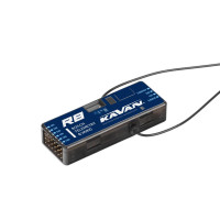 Fejlett nyolccsatornás Twin 2,4 GHz-es telemetria vevő S.BUS bemeneti és kimeneti portokkal (akár 24 csatorna). Integrált precíziós variométer. Fekete doboz az alapvető repülési adatok tárolására. Intelligens automatikus párosítás. Vezeték nélküli firmware-frissítések. Súly 9,8 g; méretek 54×20×10 mm.