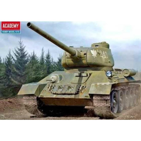 Model Kit tank 13554 - Soviet Medium Tank T-34-85 “Ural Tank Factory No. 183”  (1:35)