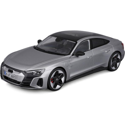 Bburago Audi RS E-tron GT 1:18 stříbrná