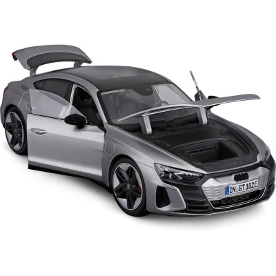 Bburago Audi RS E-tron GT 1:18 stříbrná