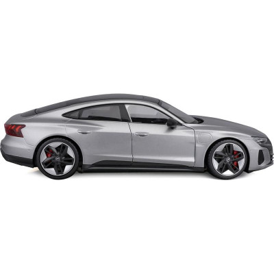 Bburago Audi RS E-tron GT 1:18 stříbrná