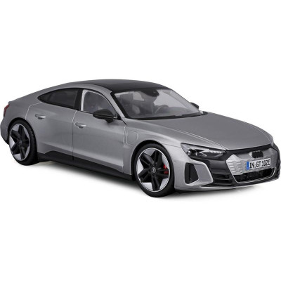 Bburago Audi RS E-tron GT 1:18 stříbrná