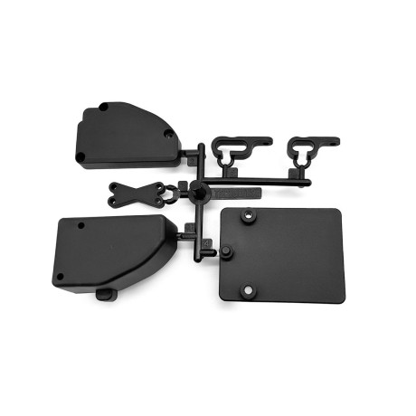 Plastová krabička pre prijímač a príslušenstvo, 1 ks.