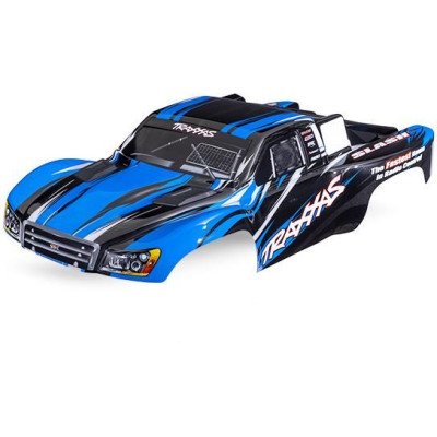 Traxxas karosérie Slash 4X4 modrá (bezsponková)