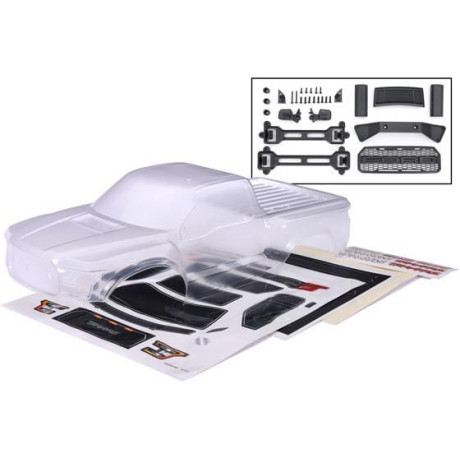Traxxas karosérie 2017 Ford Raptor čirá (bezsponková)