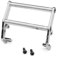 Tuning alkatrész RC modellautókhoz Traxxas TRX-4M: első lökhárító tolórúd króm. A 9834-es számú lökhárítókonzolra való felszereléshez tervezték (csak TRX-4M Ford F-150).