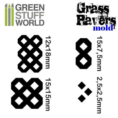 Silikón forma Zatrávňovacia dlažba