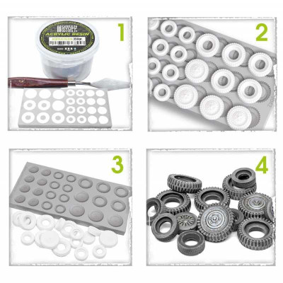 Silikón forma Pneumatiky a disky kolies