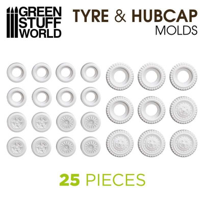 Silikón forma Pneumatiky a disky kolies