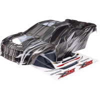 Traxxas ProGraphix XRT Ultimate karosszéria előre nyomtatott grafikával az egyszerű festés érdekében. Válassza ki a saját színkonfigurációját professzionális eredményekkel. A karosszéria teljes mértékben le van vágva, előre kifúrt lyukakkal. Védő felületi spray fólia kerül felhelyezésre.