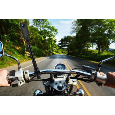 Motorbike Holder with Extension Rod for Action Cameras