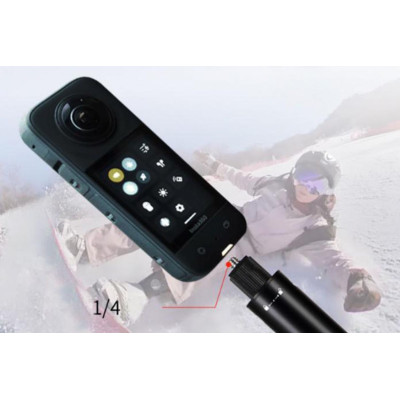 300cm Aluminum Alloy Invisible Selfie Stick