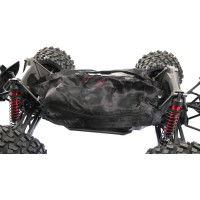 H-Speed porvédő a Traxxas X-Maxx RC modellautóhoz. Egyszerűen helyezze a fedelet a tépőzárral az alvázra, hogy megvédje a belső teret a szennyeződésektől. Tartsa modelljét kiváló állapotban, bárhol is autózik. Tökéletes védelem a tartós vezetési élményért.