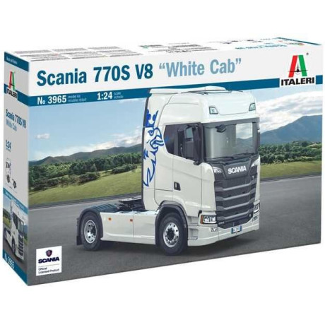 Model Kit truck 3965 - Scania S770 V8 "White Cab" (1:35)