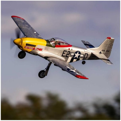 E-flite UMX P-51D Mustang “Detroit Miss” AS3X Safe Select BNF Basic