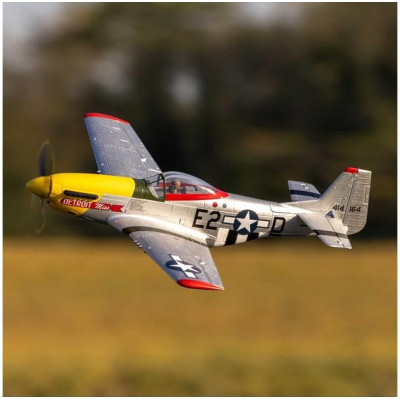E-flite UMX P-51D Mustang “Detroit Miss” AS3X Safe Select BNF Basic
