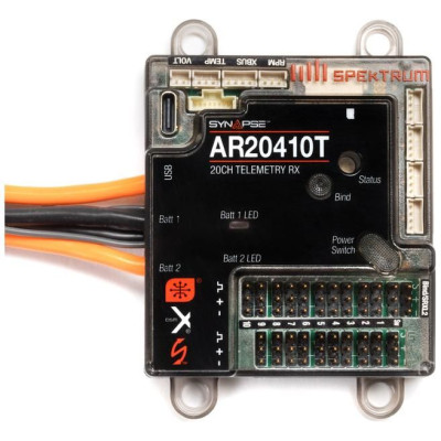 Spektrum přijímač AR20410T 20CH PowerSafe Synapse AS3X+