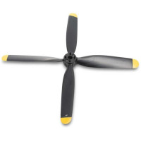 Pótalkatrész RC modell repülőgép E-flite P-51D Mustang 0.49m Detroit Miss: propeller négy lapát.