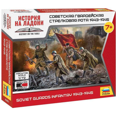 Snap Kit figurky 6293 - Soviet Guards Infantry (1:72)