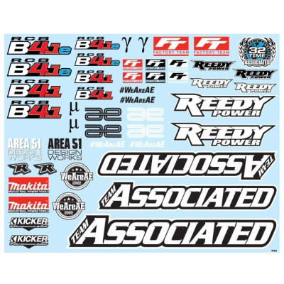 Samolepky RC8B4.1/RC8B4.1e